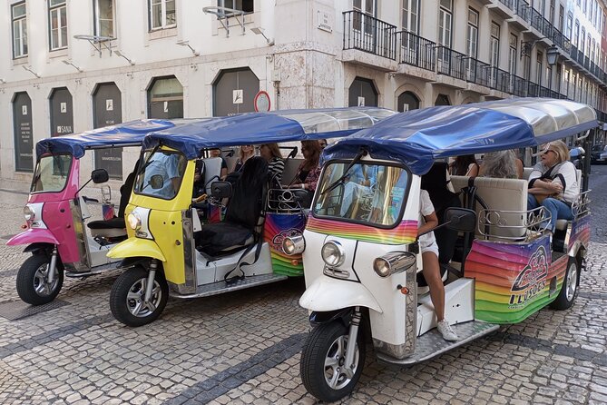 Private Tour Through Lisbon Half Day Experience by Tuk tuk - Santa Luzia and Portas do Sol above Alfama