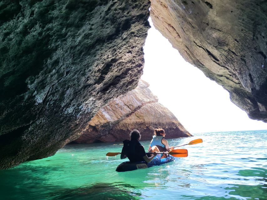 Sesimbra: Arrabida Natural Park & Caves Guided Kayaking Tour - What is included for $41