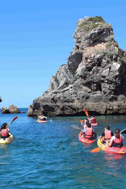 Sesimbra: Ribeiro Cavalo Beach, Caves, & Arrábida Kayak Tour - The Ribeira do Cavalo beach stop