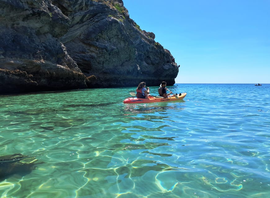 Sesimbra: Ribeiro Cavalo Beach, Caves, & Arrábida Kayak Tour - What to bring and what to leave behind