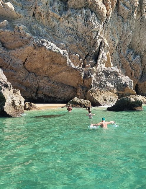 Sesimbra: Secret Bays and Beaches Boat Tour with Snorkeling - Praia da Mijona and the rhythm of swim stops