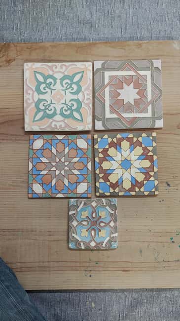 Sintra: Hispanic Moorish Tile Workshop - Collecting or Shipping Your Fired Tile