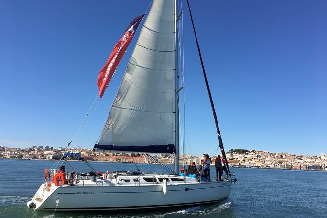 Small-Group Sailing Tour on the Tagus River from Lisbon - São Jorge Castle from an unusual angle