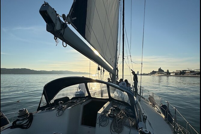 Sunset sailboat tour in Lisbon with green wine - Cais do Sodré and the central waterfront