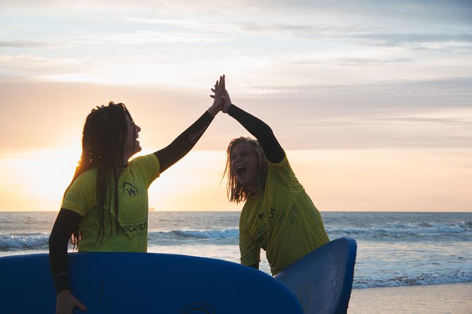 Surf Lesson on Praia de Carcavelos - At Carcavelos Surf School, start with safety and equipment