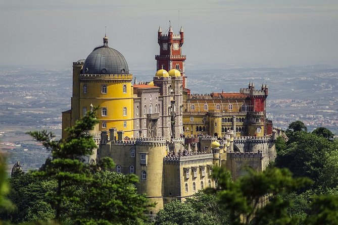 Tour Sintra from Lisbon - Pena Palace: bright colors and big views