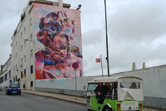 Tuk Tuk Lisbon: Exploring Urban Art - LX Factory and the Garbage-Made Bee