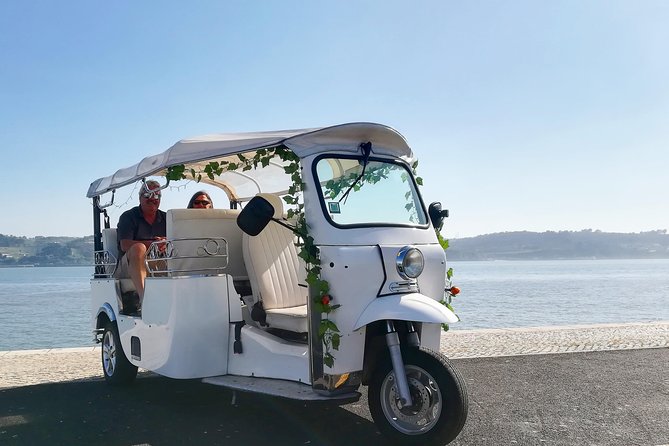 Tuk Tuk Lisbon Guided tour! 100% PRIVATE & PERSONALIZED - Bairro Alto shows Lisbon after dark