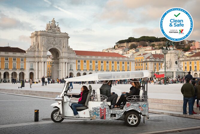 Tuk Tuk Tour in Lisbon's Old Town - Tram 28 - São Pedro de Alcântara and the central-city panorama