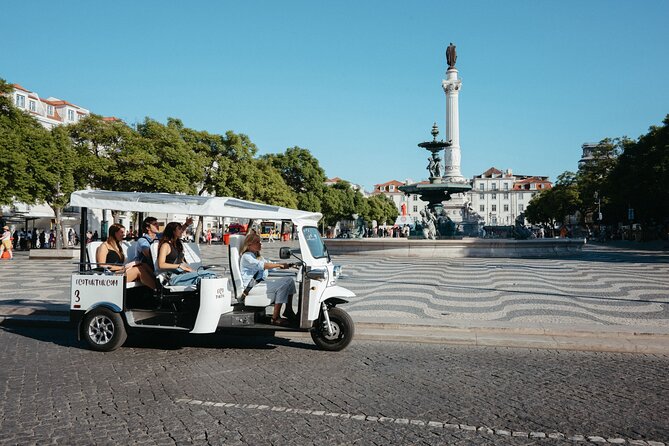 Welcome Belem Tour with Local Guide in Private Eco Tuk Tuk - Belém Tower from the garden